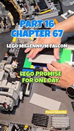 Part 16, chapter 67 The Lego Millennium Falcon's engine room is back on schedule 🤔 #lego