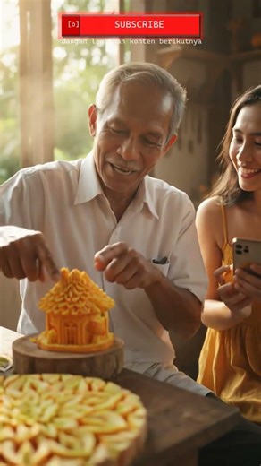 Kakek Hebat! Miniatur Masjid dari Jeruk Bikin Kagum 🕌🍊 #MiniaturMasjid #Kreatif