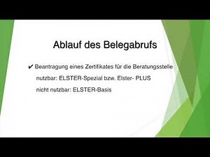 Vorausgefüllte Steuererklärung Teil 1