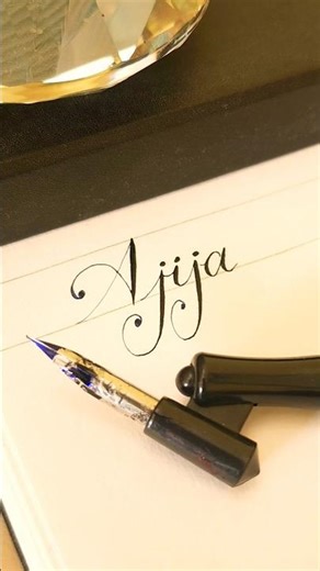 Copperplate Calligraphy ♥️ Ajija ♥️ No. 495