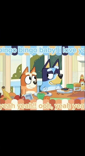 bluey and bingo edit!!! 🧡💙