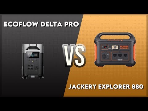 EcoFlow Delta Pro vs Jackery Explorer 880 Technical Comparison