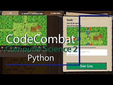 CodeCombat Level 33 Python Computer Science 2 Tutorial with Answers