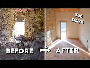 Year 2 | Couple Renovating Abandoned Stone House in Italy (One Year in 45 minutes)