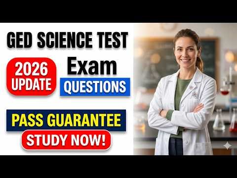 GED Science Practice Test 2026 | Master Every Question and Pass the First Try