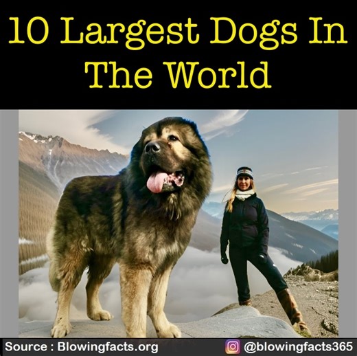 8.5K views · 324 reactions | 10 Largest Dogs In The World | Facts that will blow your mind | Facebook