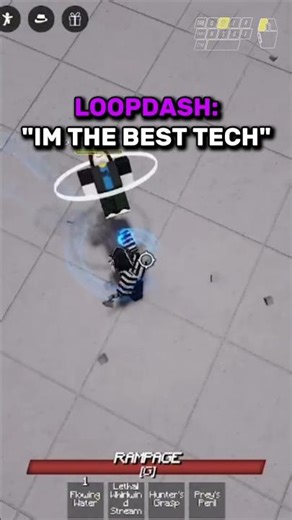 loopdash is the best tech 🤓 these techs... #thestrongestbattlegrounds