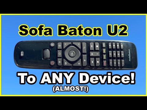 Setup Up/Program Sofabaton U2 Universal Remote to Almost ANY Device