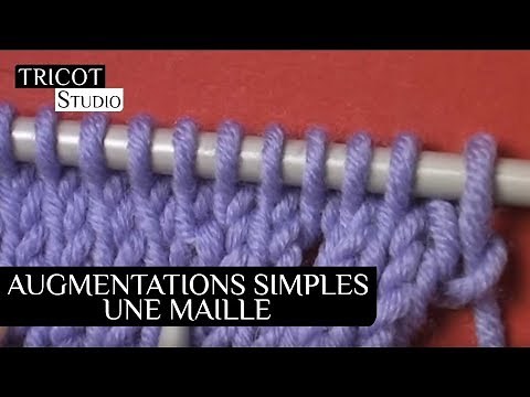 Knitting - Single increases in one stitch