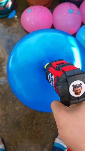 8.3K views · 35 reactions | Satisfying Water Balloon Pops with an Auto Blaster #SatisfyingVideo #WaterBalloons #CoolGadgets #ToyReview | Strawberry Jam Toys | Facebook