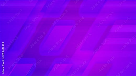 Abstract creative motion geometric shape on purple and blue gradient background. Video animation Ultra HD 4k footage.