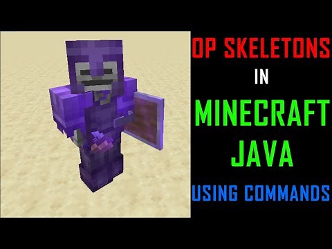 OP Skeletons in Minecraft with command