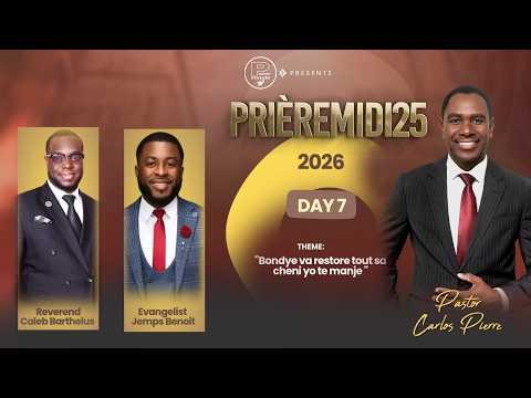 7ème Jour | 10ème Anniversaire 04/12/2026 | 3710 W Commercial Blvd | Pasteur Carlos Pièrre