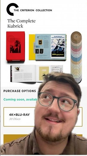 Stanley Kubrick Criterion Collection - 4K Boxset #stanleykubrick #criterioncollection
