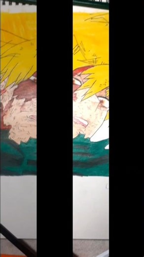 Bakugo Fan Art🤯||My Hero Academia|| #anime #bakugo #howtodraw #mha #shorts #creativeart #drawing