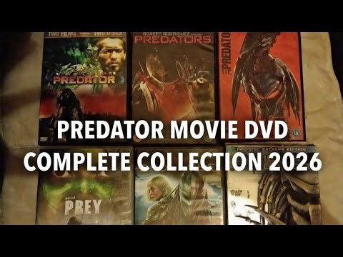 PREDATOR movie dvd complete collection every movie so far (1987-2025)