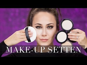 Applying powder correctly | Setting makeup | How to powder | Powder makeup basics #7 | Hatice Sch...