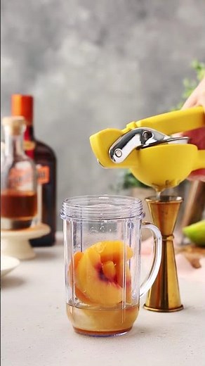 Smoky Peach Margarita