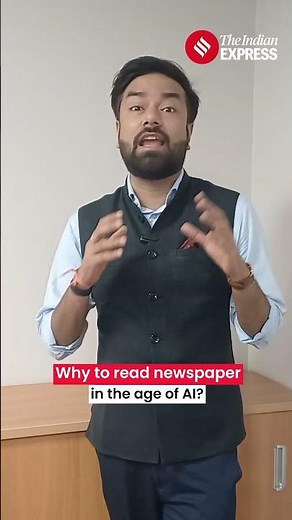 Why Reading Newspaper Is Important In AI age | UPSC Live | Manas Srivastava