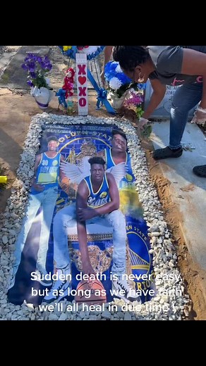 Grave covers/blankets are a cheaper alternative to buying headstones. They are also a great way to mark your loved one burial site so that you can locate them easily. Although weather resistant these covers are not a permanent solution for headstones but yet temporary. (Lifespan up to 5 years) #memorialitem #memorialcovering #graveblanket #gravecovering #fyp #gospel #makemeover #goldenstate #stephcurry