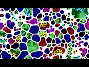reaction diffusion experiment plant farm plant farm 125 competing regions with patterns