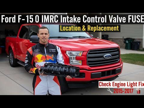Ford F-150 IMRC Intake Runner Control Valve FUSE Location & Replacement (Check Engine Light Fix)