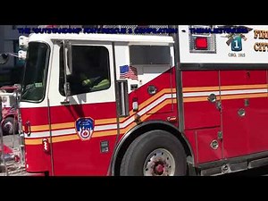 COMPILATION OF "FDNY RESCUE 1 ONLY" RESPONDING ON THE STREETS OF MANHATTAN IN NEW YORK CITY. 06