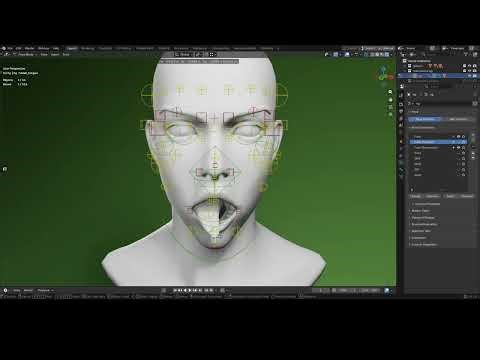 Stylized Anime Male Head Base Mesh 3D Model [Rig Demonstration]