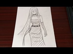 How to draw a girl step by step | how to draw a body | how to draw anime| how to draw