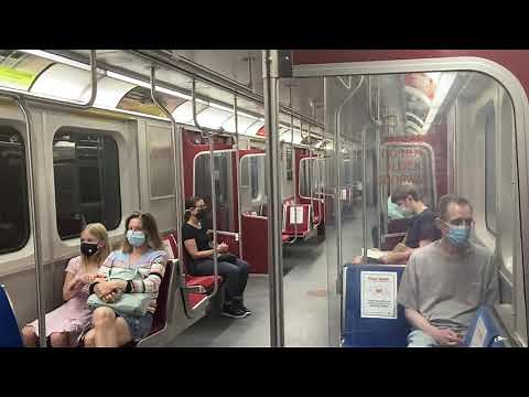 Toronto TTC Subway Ride on Lines 1 and 2: Runnymede to Glencairn via St George 06/27/2021