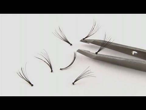 How To Put On Individual Fake Eyelashes