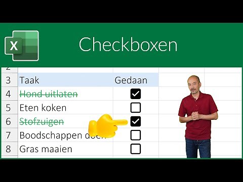 Checkboxes / selection boxes in Excel