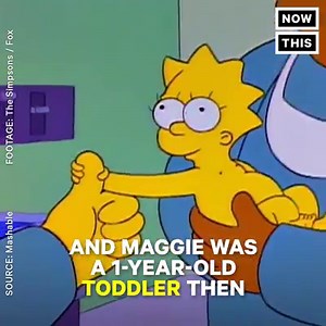 252K views · 3.4K reactions | People were asking why Maggie from The Simpsons is still a baby after all these years... | NowThis Entertainment | Facebook