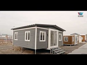Butterfly prefab container homes show in wzh modular house factory (For granny flat 2021)
