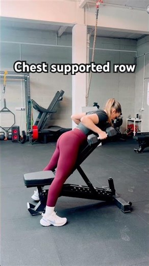 The chest supported row