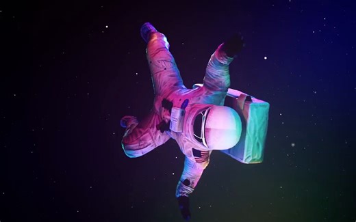 k2734 4K画质梦幻外星科技科幻太空宇航员星际大屏幕人物背景Vj视频素材餐厅酒吧夜店