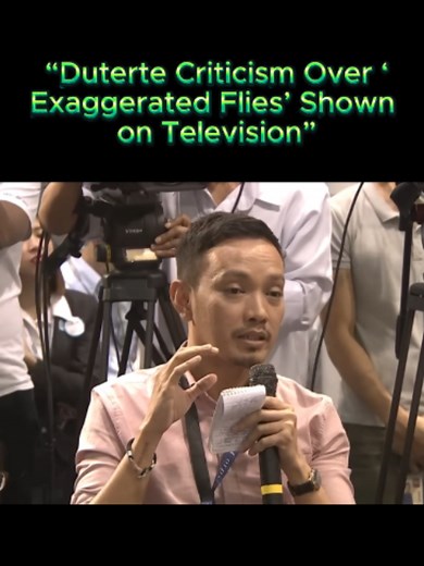 Duterte criticism over ‘exaggerated flies’ shown