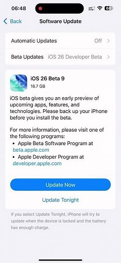 Ios 26 Beta 9, What’s New #ios26 #apple #iphone17 #reels #ytshorts