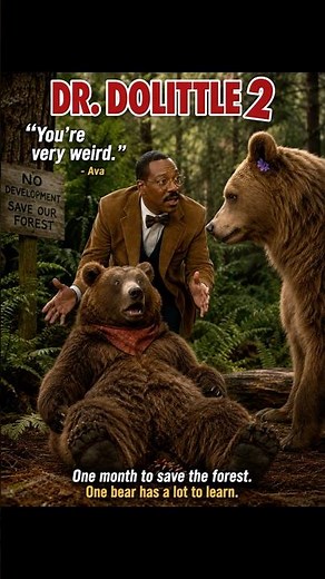 🐻 He Tried to Save the Forest With the Worst Bear Date Ever丨Dr. Dolittle 2 (2001) #shorts #movie