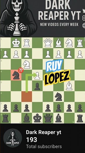 Master the powerful Ruy Lopez Opening 🥶 strategies, traps & tips to win #chess #chesstactics