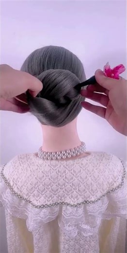 Elegant Low Bun Hairstyle Tutorial 💫 | Graceful Updo for Special Occasions