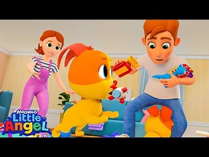 Bingo Makes A Big Mess 🐶 Little Angel Classic Nursery Rhymes and Kids Songs | Bingo and Baby John