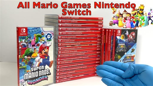 【4K】ASMR开箱：Switch全套马里奥游戏终极开箱 | 作者：Unbox High Tech