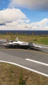 Sukhoi SU-57 Felon Bandit Takes Off at SABA #automobile #aviation #msfs2020 #dcsworld