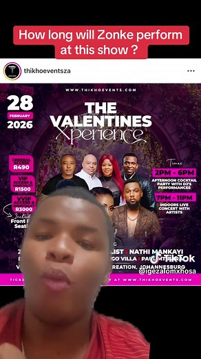 Zonke Live Performance at Thikho Events Official