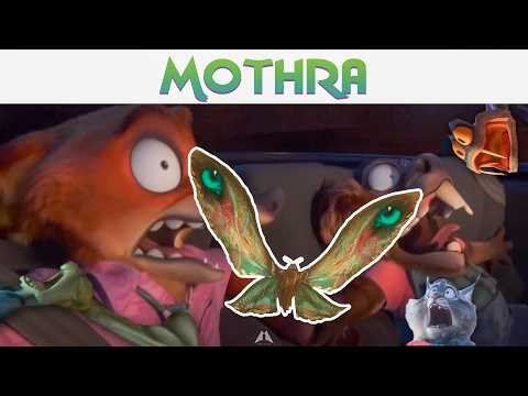 Zootopia 2 but screams got replaced with Mothra from Godzilla memes