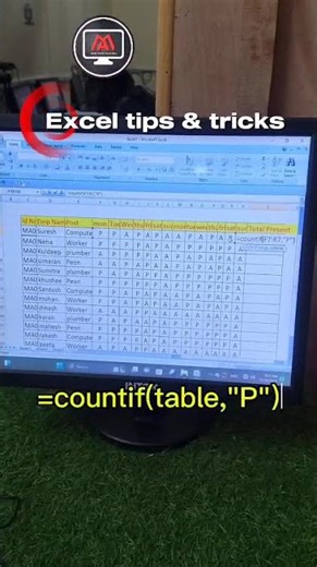"is trick se 10 minute ka kam 10 second me"||#excel2007 #xceltricks #shorts