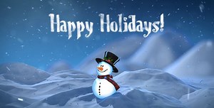 Holiday Snowman Greeting