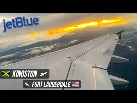 JetBlue A320 (Full Flight Report) | New NY Jets Livery | Kingston to Fort Lauderdale