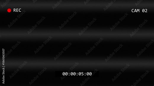 Surveillance CCTV monitoring screen template with single camera view based on Security camera system concept with scanlines, CCTV User interface video overlay. CCTV dashboard interface 4k. CAM 2.